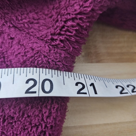 The North Face Size Small Fuchsia Fleece Hooded Womens Full Zip - Picture 8 of 11